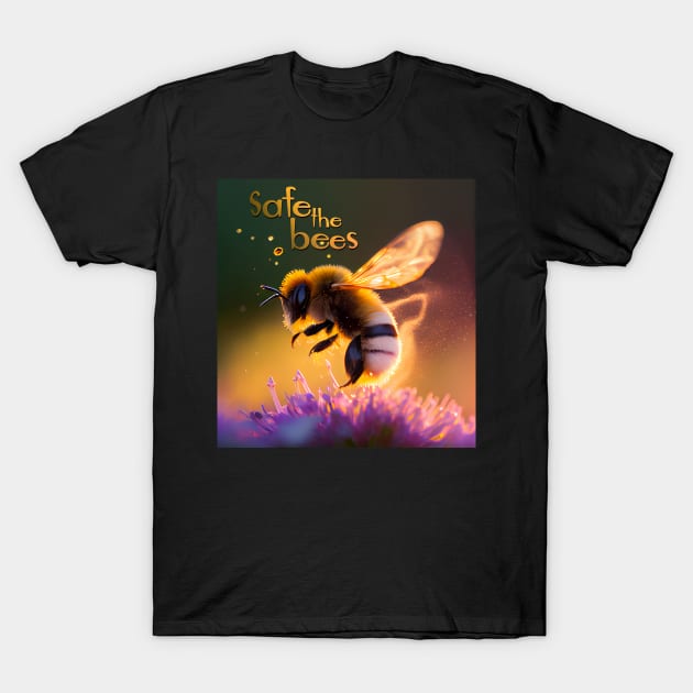 Safe the Bees T-Shirt by KOTOdesign